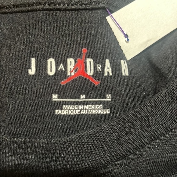 Jordan Sorry For Your Loss black tee shirt.  Size medium.  Excellent condition - Picture 5 of 8